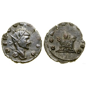 Rímska ríša, posmrtný antoninián, 270, Miláno