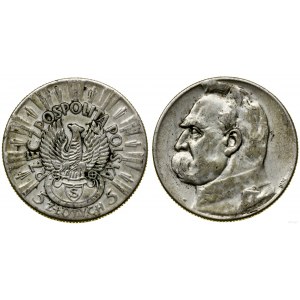 Pologne, 5 zlotys, 1934 S, Varsovie