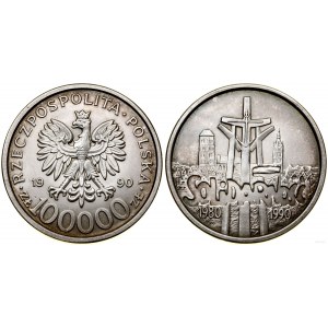 Pologne, 100 000 PLN, 1990, États-Unis