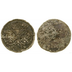 Schlesien, 1/2 krajcar (einseitig), 1679, Oppeln