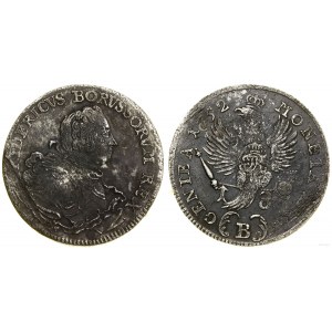 Sliezsko, ort (18 groszy), 1752 B, Wrocław