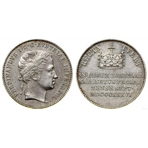 Austria, coronation token (crown), 1836, Prague