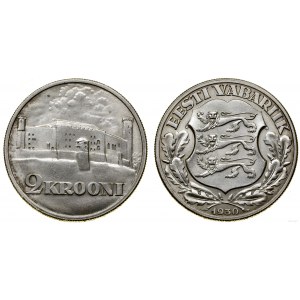 Estonia, 2 crowns, 1930, Tallinn