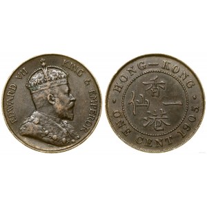 Hong Kong, cent, 1905, London