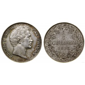 Niemcy, 1/2 guldena, 1838, Monachium