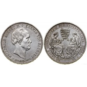 Germany, posthumous thaler, 1854, Dresden
