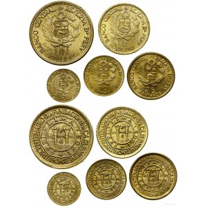 Peru, set of 7 coins, 1951-1965, Lima