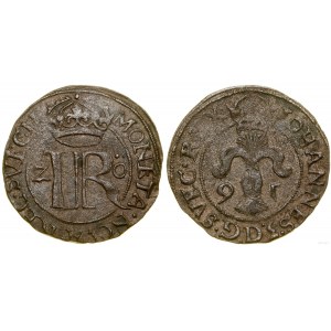 Szwecja, 2 öre, 1591, Sztokholm