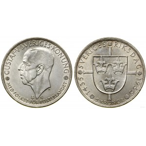 Suède, 5 couronnes, 1935, Stockholm