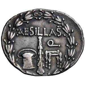 Řecko, Makedonie (římský protektorát), kvestor Aesillas, tetradrachma, cca 95–70 př. n. l.