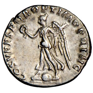 Cesarstwo Rzymskie, Trajan, denar, 108, men. Rzym