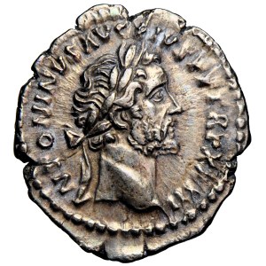 Roman Empire, Antoninus Pius, denarius, 159–160, minted in Rome