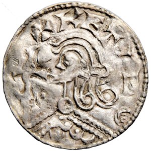 Danimarca, Svend Estridsen, denaro (penning), 1047-1075, zecca di Viborg, coniatore Ketil