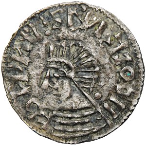 Sweden, Olaf Skoetkonung, Long cross denarius, ca. 1000–1020, minted at Sigtuna
