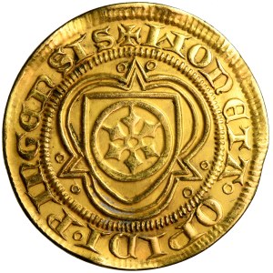 Germany, Archbishopric of Mainz (Bingen), Johann II von Nassau, goldgulden (undated), 1397–1399