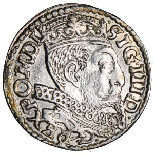 Poland, Sigismund III, Crown, trojak, 1599, minted in Poznań