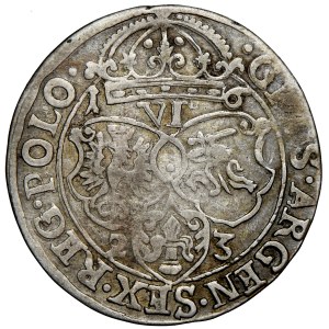 Poland, Sigismund III, Crown, six-real coin, 1623, minted in Kraków - DATE UNREADABLE