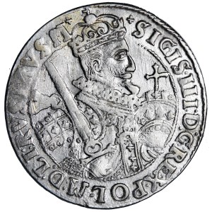 Polska, Zygmunt III, Korona, ort, 1622, men. Bydgoszcz