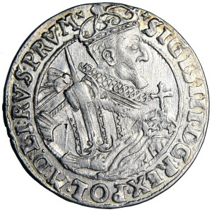 Polska, Zygmunt III, Korona, ort, 1623, men. Bydgoszcz