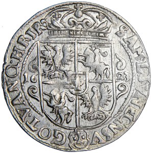 Polska, Zygmunt III, Korona, ort, 1623, men. Bydgoszcz
