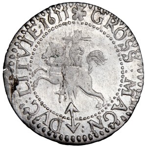 Poland, Sigismund III, Lithuania, grosz, 1611, minted in Vilnius
