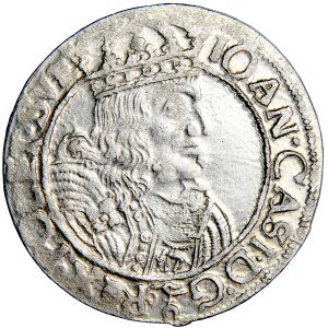 Poľsko, Jan Kazimierz, Koruna, šesťka, 1661, mincovňa Lvov, G.B. Amoretti