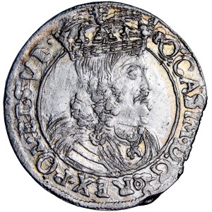 Poľsko, Jan Kazimierz, koruna, šesťkoruna, 1662, mincovňa Ľvov, G.B. Amoretti