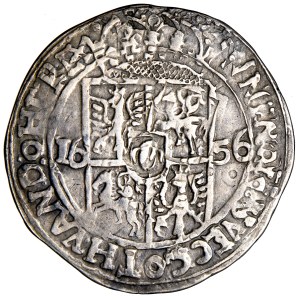 Polsko, Jan Kazimierz, Koruna, ort, 1656, raženo ve Lvově
