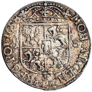 Polsko, Jan Kazimierz, Koruna, ort, 1658, ražba v Krakově, Tytus Liwiusz Boratini