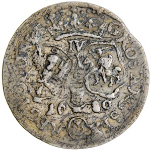 Poland, John III, Crown, six-groschen coin, 1680, minted in Kraków - DENOMINATION IV