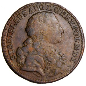 Poland, Stanisław August, Crown, copper trojak, 1765, minted in Kraków