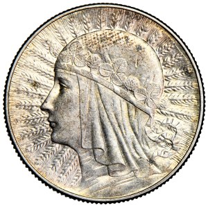 Poland, Second Polish Republic, 5 zlotych, 1933, Polonia design, minted in Warsaw