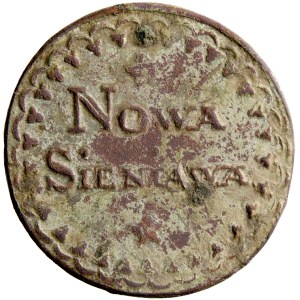Pologne, Nowa Sieniawa, jeton de domaine, valeur faciale 1 (grosz ?), XIXe siècle.