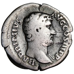 Cesarstwo Rzymskie, Hadrian, denar, 136, men. Rzym - SERIA PROWINCJE