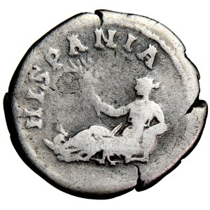 Cesarstwo Rzymskie, Hadrian, denar, 136, men. Rzym - SERIA PROWINCJE