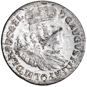 Poland, Augustus III, 6-realis coin, 1763, minted in Gdańsk