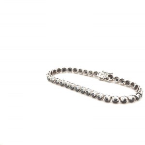 13.47 GR WHITE GOLD TENNIS TYPE BRACELET WITH DIAMONDS - DH-B508