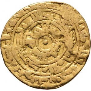 Fátimovci, Al Mustansir, 1036 - 1094, Dínár, AH.448 (= 1056), mincovna Misr (Egypt), podob.