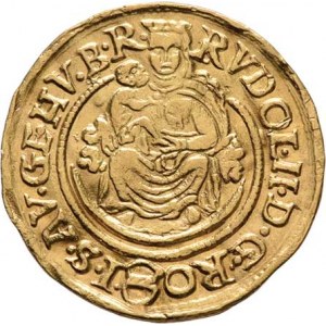 Rudolf II., 1576 - 1612, Dukát 1596 KB, Kremnica, Husz.1002, Hal.316, 3.434g,