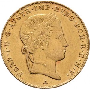 Ferdinand V., 1835 - 1848, Dukát 1848 A, Vídeň, 3.480g, nep.hr., nep.rysky,