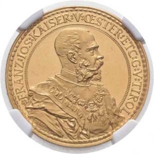 František Josef I., 1848 - 1916, 4 Dukát 1885 - II.celorakouské spolkové střelby