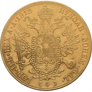 František Josef I., 1848 - 1916, 4 Dukát 1912, 13.908g, nep.hr., nep.rysky, pěkná