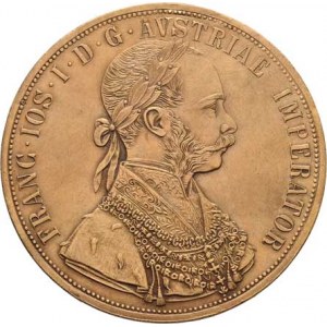 František Josef I., 1848 - 1916, 4 Dukát 1913, 13.959g, mírně zvlněný, dr.hr.,