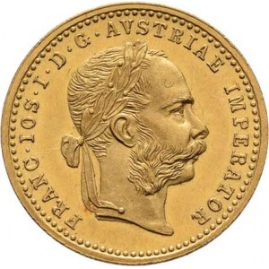 František Josef I., 1848 - 1916, Dukát 1895, 3.487g, nep.rysky, nep.skvrnky, pěkná