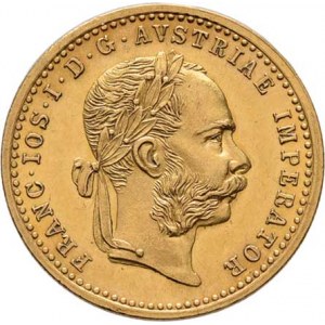 František Josef I., 1848 - 1916, Dukát 1898, 3.484g, nep.hr., nep.rysky, pěkná patina,
