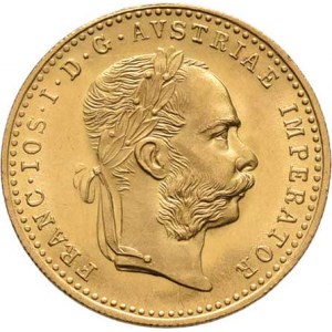 František Josef I., 1848 - 1916, Dukát 1915 - novoražba, 3.496g, zcela nep.rysky,