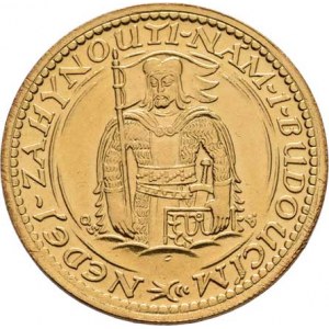 Československo, období 1918 - 1939, 2 Dukát 1933 (raženo pouze 4.671 ks), 6.966g, na