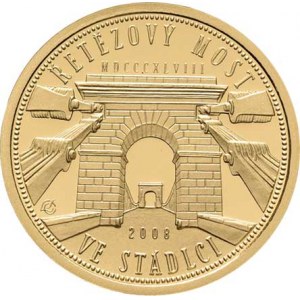 Česká republika, 1993 -, 2500 Koruna 2008 - Řetězový most ve Stádlci, KM.103