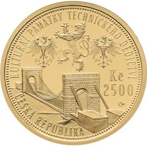 Česká republika, 1993 -, 2500 Koruna 2008 - Řetězový most ve Stádlci, KM.103