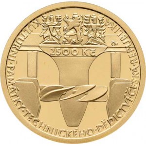 Česká republika, 1993 -, 2500 Koruna 2009 - Zdymadlo na Labi pod Střekovem,